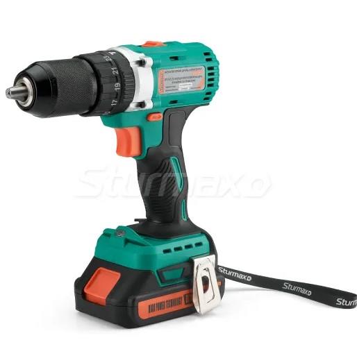 Шурупокрут ударний акумуляторний 20В Sturmax Brushless CDM3220BLI
